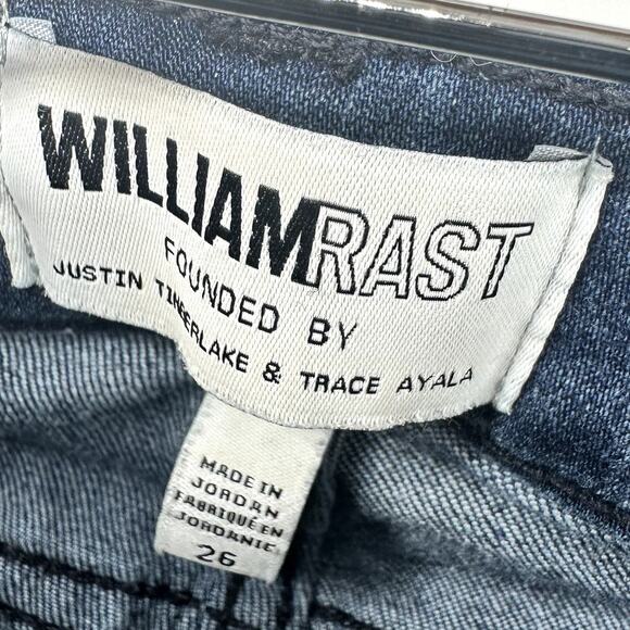 William Rast Jeans Womens 26 Ankle Skinny Distressed Busted Knees Stretch Denim - Picture 2 of 10